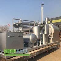 Small volume plastic to gasoline engine pyrolysis plant with ISO/CE