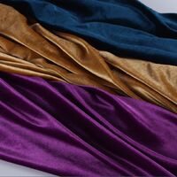 Wholesale multicolor pure velvet fabric korean velvet fabric