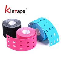 Perforated Kinesiology Tape Breathable Elastic Perforated Sports Tape Stress Pain Relief Muscle Support Sports Tape
