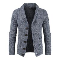 Men's custom-made casual long-sleeved knit sweater