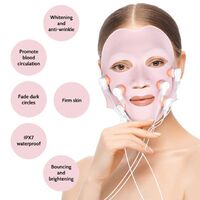 Silicone Soft Electronic Mask Instrument Beauty Instrument Micro Current Firming Facial Massager Mask Home Spa Skin Care