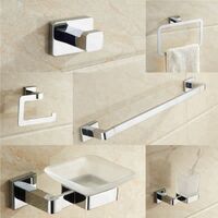 Modern Decor Bathroom Accessories Products Brass Chrome Wall Mounted Bathroom Accessories Sets For Bathroom Accessories