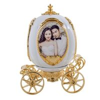 New picture frame for car with new pumpkin Rolling music box Photo frame with royal cart