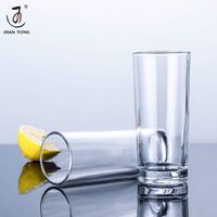 Diantong Hot Sale Custom Logo Juice Cup High Ball Glass Water Drinking Cup