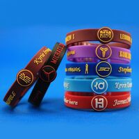 Yiwu factory craft wristband/silicone bracelet wholesale/custom silicone wristband