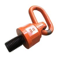 Swivel lifting eye M12 for lifting material orange