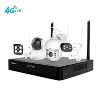 Easy to use H.265 Indoor Outdoor 16 Channel 5MP 4G NVR Kit 4 Channel NVR Kit Security Surveillance Bullet CCTV Camera System