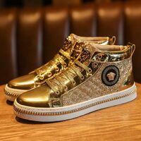 Men's Wholesale New Walking Shoes Fashion Comfortable High Top Luxury Casual Shoes 2021 Fashion Sports Men's Shoes