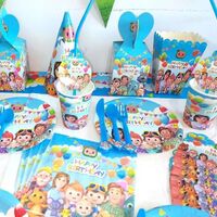 happy birthday kids cocomelon party supplies cupcakes cocomelon watermelon party baby shower watermelon party set decorations