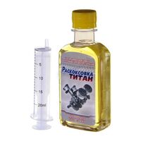 Composition for cleaning "The TITAN CLEANING" piston rings 200ml coke deposit and oil deposit remover