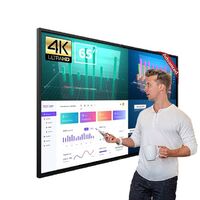 65-inch vertical business intelligence conference waterproof digital display flexible touchpad writing whiteboard screen