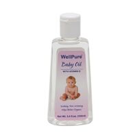 Vitamin E baby oil for soft and elastic skin