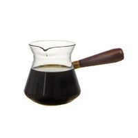 400ml Hotsale Borosilicate Glass Coffee Maker with Handle Glass Coffee Maker