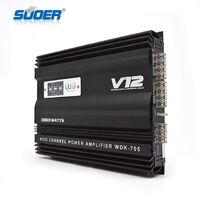 WDK-705 12V Car Amplifier 4 Channel Audio Digital Car Amplifier Car Audio Amplifier 3800W