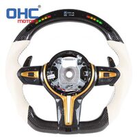 BMW F10 F22 F30 F31 F32 F33 F34 F80 F82 X3 X4 X5 X6 M2 M3 M4 M5 M6 Carbon Fiber Steering Wheel LED Speed ​​Car Steering Wheel