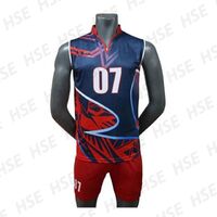 Sublimation Volleyball Uniform Free Design Volleyball Uniform For Men