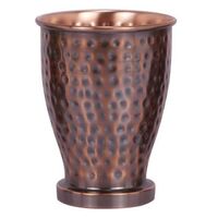 International best-selling pure copper material glass tequila glass wine glass custom shape shiny polished home