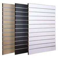 Display Slat Slat Wall System Storage Panel 8x4 Foot Sections Heavy Duty Slat Wall Garage PVC SlatWall