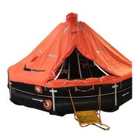 Self-Rightening Throwing Liferaft 6-10-12-15-20-25-30-35 Person Inflatable Liferaft SOLAS with CCS KHZ KHA Series