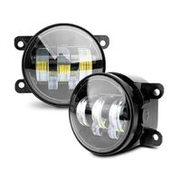 50W 4 Inch Yellow White Off-Road Vehicle Laser Fog Light Motorcycle, 12V 24V Spot Beam Led Fog/Running Lights