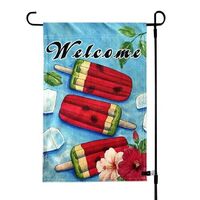 cheap wholesale hot air garden flag summer garden decoration flag