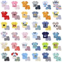 Bulk Wholesale Elegant Fashion Kids Boutique Baby Clothing Sets Boys Girls Clothes Sets Cotton Summer