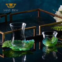 SAINT-VIEW Turkish High Grade Art Decor Clear Arabic Coffee Cup