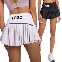 Free Custom Logo Hot Sale Amazon Fashion Activewear Aesthetic Mini Pleated Women's Golf Clothing Tennis Skirt