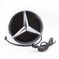 Mercedes-Benz W212 E-Class CLA GLA 2013 2014 2015 Front Grille Chrome Star Glow Glow Tuning LED Badge Logo