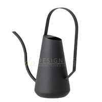 Classic Matte Black Watering Can for Indoor Plants Luxurious Metal Black Watering Can for Indoor and Outdoor Use