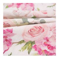 sale 70% rayon 30% linen fabric soft printing linen rayon blended textile garment fabric