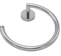 TASORO chrome luxury hand towel ring - wall mounted, easy to install for modern bathrooms