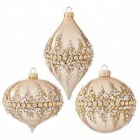 Baoying Factory Outlet Christmas Ball Decorations Hand Painted Christmas Decorations Hanging on the Christmas Tree