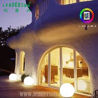 Waterproof IP68 Wireless Induction Charging Garden Home Decor LED Ball Light