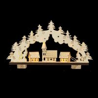 NEW STAR LIGHTING Wooden Arch Bridge Light for Christmas