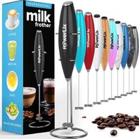 2022 Milk Frother Handheld Battery Powered Electric Egg Beater Frother for Coffee, Latte, Cappuccino Hot Chocolate