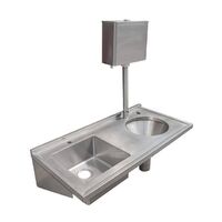 Customized 316 304 Stainless Steel Water Tank Hospital Surgical Medical Hopper Sewage Sluice Sink