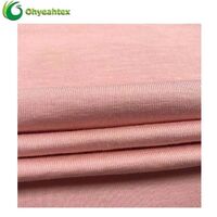 Eco-friendly soft knitted jersey 50/50 cotton modal spandex t-shirt fabric