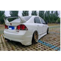 Applicable models Honda City Bodykit Civic large surround front and rear bars side skirts in the net rear wing Cisang