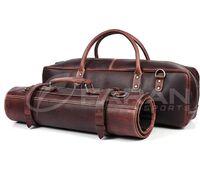 Genuine Buffalo Leather Knife Roll Bag Chef Knife Holder Cutlery Cover Leather Knife Cover 2022 Best Selling Bag