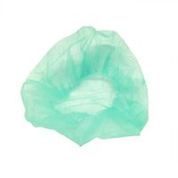 Wholesale Disposable Fluffy Cap Non Woven Riot Hat Breathable Dustproof Hair Net Cap with Elastic Lab