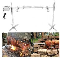 Large Grill Barbecue Grill Barbecue Stick Charcoal BBQ Pig Chicken 15W Motor Kit