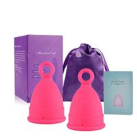 Ring Cup Ladies Reusable Copa Menstrual Cup 100% Medical Silicone Ladies Menstrual Cup Wholesale
