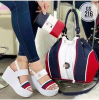 New shoe set 2022 summer designer sandals women's wedges