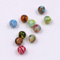 6mm Murano Lighting Miniature Small Stained Glass Marble Ball