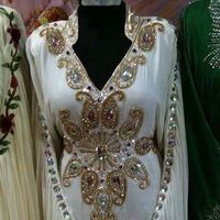 Jalabiya Abaya Chiffon Robe - DUBAI VERY FANCY FARASHA KAFTAN 4003