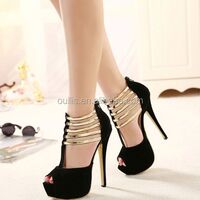 2017 latest elegant shoes women heel shoes PZ3356