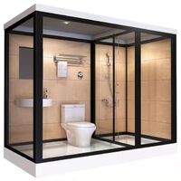 Prefab Bathroom Pod Integrated Shower Enclosure Complete Bathroom All-in-One Modular Bathroom