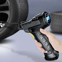 Car Air Compressor 120W Rechargeable Wireless Air Pump Portable Air Pump Car Tire Inflator Digital Car Bike Ball