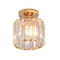 European-style modern crystal aisle chandelier LED ceiling light